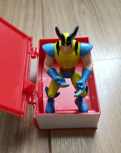 Vintage Wolverine X-Men Logan Marvel Comics Pop Up Figure Burger King Kids Club 1999