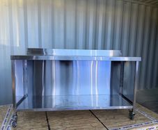 Commercial Stainless Steel Table on Wheels