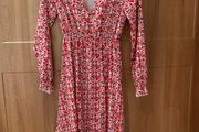 Red Patterned Dress