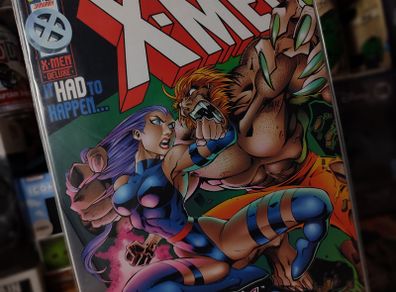 Uncanny X-Men ! Issue #328 ! Psylocke vs Sabretooth ! 1996 ! by Marvel !