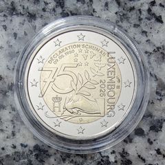Luxembourg 2 Euro Uncirculated Coin 2025 - The Schuman Declaration