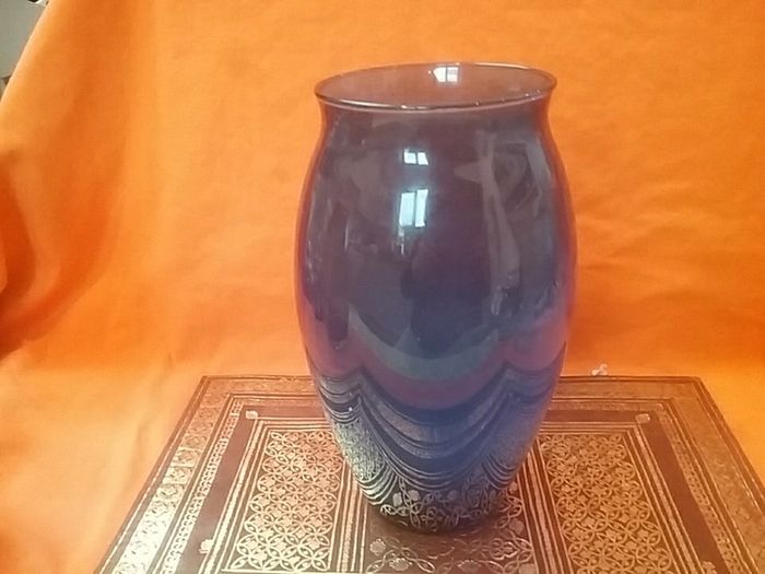Two Coloured Glass Vases