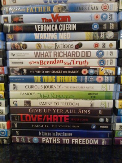 Huge Irish Themed Dvd Movie Collection + Tv Shows, Comedy, Music Some Rare