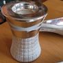 Silver tealight holder and oval bowls Image 2