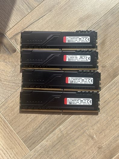 Kingston Fury HyperX DDR4 128GB RAM 4x32GB