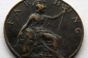 1915 bronze farthing