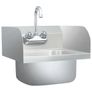 Commercial Hand Wash Sink with Faucet Stainless Steel Image 5