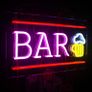 Beer Neon Sign BAR Letter Neon Sign 3D Art USB Powered Yellow Pink LED Neon Light Decorative Wall Lights for Bar Party Nightclub Restaurant Festival Celebration Decoration Party Sign (FREE POSTAGE) Image 2