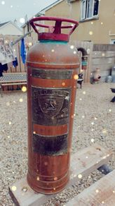 1930s Copper & Brass 303 Fire Extinguisher