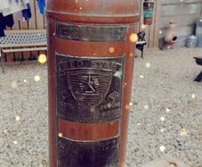 1930s Copper & Brass 303 Fire Extinguisher