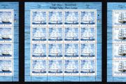 2005 Ireland Tall Ships Waterford Commemorative Stamp Sheetlet Plate 1A1A1A1A Mint Never Hinged (MNH)