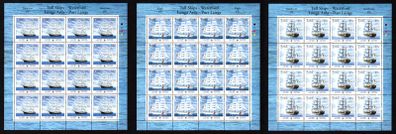 2005 Ireland Tall Ships Waterford Commemorative Stamp Sheetlet Plate 1A1A1A1A Mint Never Hinged (MNH)