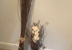 Large Reed Bunch & Flower Arrangement