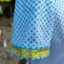 Vintage 60s 70s Green and White polkadot summer dress size small Image 3