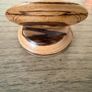 Hand Turned Irish Wooden Mantel Clock. Image 4