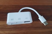 USB-C Card Reader SD Micro SD CF - Type C OTG for iPad MacBook Android - Free Post