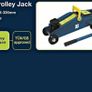 NEW 2 Tonne Hydraulic Trolley Jack For Cars And Other Vehicles SS5191 Lifting Range 135x335mm TUV GS Approved Home  Cars, Motorbikes & Boats Car Parts & Accessories Image 3