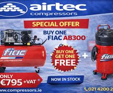 Compressor Ab300 275l 3hp + Free Fiac Verto 50/2