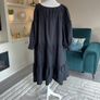 Brand-new Ladies Black Puff Sleeve Tiered Midi Dress from George Image 10