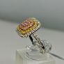 Gold 9K (375) Tri Colour Gold SGL Certified Natural Pink Diamond, Natural Yellow Diamond & Natural White Diamond Image 9