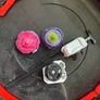 Beyblade stand with 2 beyblades Image 3