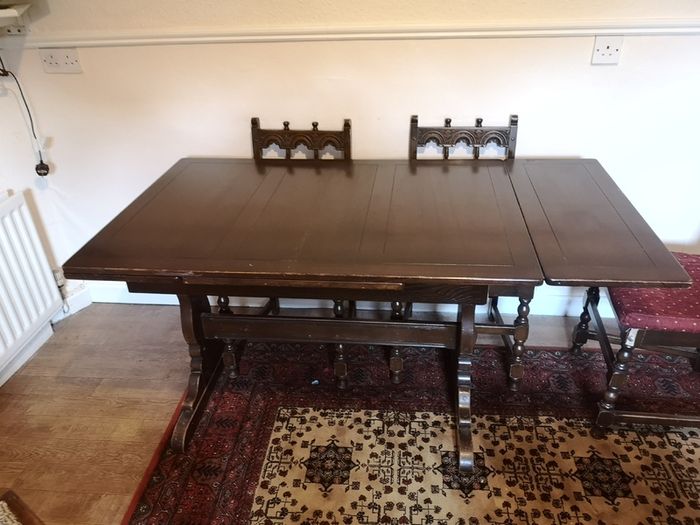 Extension Dining Table and Chairs.