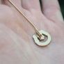 Vintage Irish Claddagh Gold Plated Stick Pin - Celtic Lapel Brooch Image 4