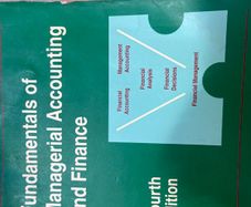 Managerial accounting and finance