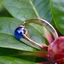 Antique Gents/Ladies Sapphire Solitaire Ring - 15ct circa 1887 Image 5