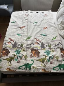 Next Kids Eyelet Dinosaur Prehistoric Curtains