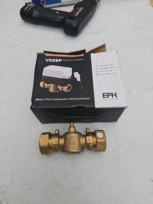 EPH V228P 28mm 2Port Motorised Valve Brass Valve Body Only