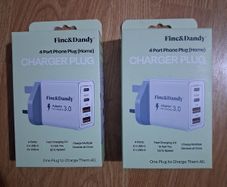 4 Ports USB-C Fast Chargers X2