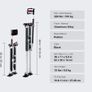 Drywall Stilts Aluminum Tool Stilts 61 cm-102 cm Adjustable Painting Black Image 2