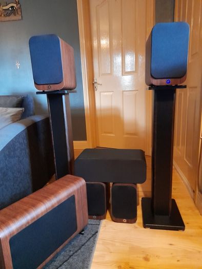 Q Acoustic 5.1 chanel speakers set