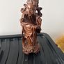antique wooden hand carve man Image 6