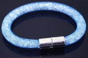 swarovski style bracelet blue