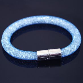 swarovski style bracelet blue