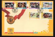 2002 Isle of Man 17th Commonwealth Games, Manchester Commemorative Stamp First Day Cover (FDC)