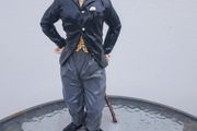 Charlie chaplain ornament