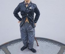 Charlie chaplain ornament