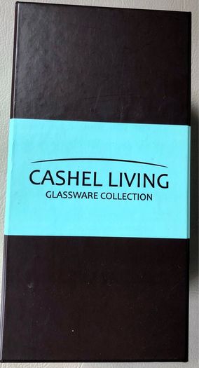 Cashel living red swirl candle holder