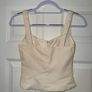 New White Fox Women's Corset Style Top in Cream - size XS Image 2