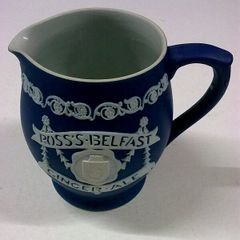 Ross's Belfast Ginger Ale Jasper Ware advertising jug.