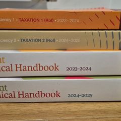 CAI CAP 1 & CAP 2 Taxation Manuals + Technical Handbooks