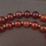Antique Carnelian Red Agate With Sterling 925 Silver Leaf Pendant Necklace Image 6