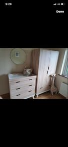 Mamas and Papas Nursery Set - Cot Bed - Wardrobe - Chest of Drawers
