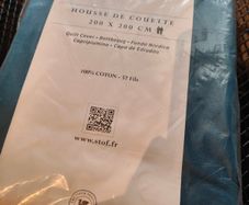Quilt cover unopened