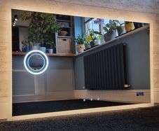 LED Bathroom Mirror Bluetooth Speakers