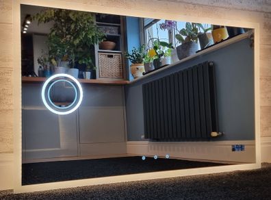 LED Bathroom Mirror Bluetooth Speakers