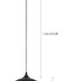 2 Pack Industrial Suspended Ceiling Pendant Light Fixtures Black Metal Vintage Lampshades for Kitchen Island Farmhouse Restaurant Loft Coffee Bar (FREE POSTAGE) Image 4